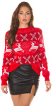 Trendy Koucla Christmas Jumper white Einheitsgroesse