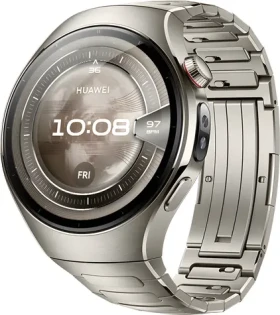 Huawei Watch 5 46mm Titan strieborná / Chytré hodinky / AMOLED 1.5" / EKG senzor / 5 ATM / HarmonyOS (55020EVW)