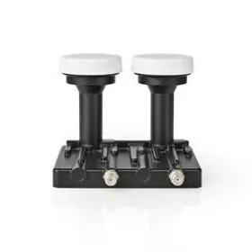 Nedis LNB čierna / Twin Monoblok 6.0 ° / Výstupné pripojenie: 2x F-konektor (SLNBTM60BK)