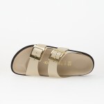 Tenisky Birkenstock Arizona Droplet Buckle Natural Leather Patent Women High-Shine Ecru EUR 36