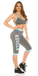 Trendy KouCla Workout Outfit neongreen L