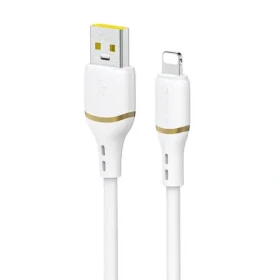 Dudao Dátový kábel L25L / USB-A / Lightning 30W / 1 m / biela (204492)
