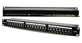 Xtendlan Patch panel / 19" / 24 portov / tienený / Cat5e (XL-PP19-24C5ES)