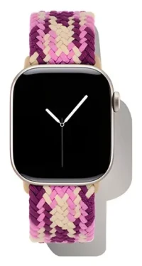Ideal Soft Braid Cherry Crush / Remienok pre Apple Watch / 38/40/41/42 mm / Nylon, polykarbonát (IDNWB-3842-605)
