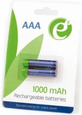 Gembird Nabíjacie batérie AAA 1000 mAh 2 ks / Batéria / Ni-MH / 1,2 V (EG-BA-AAA10-01)