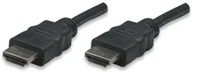 Manhattan kábel pre monitory HDMI-HDMI 5m / čierny / tienený (306133)