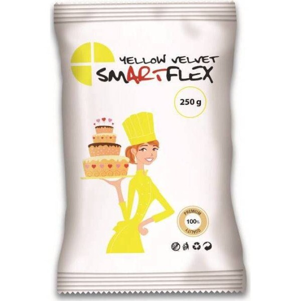 Smartflex Yellow Velvet Vanilka 0,25 kg v sáčku 0161 torta - Smartflex - Smartflex