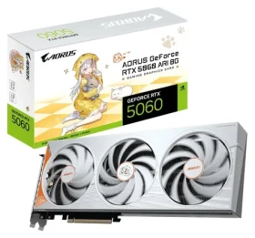 GIGABYTE AORUS GeForce RTX 5060 ARI 8G / Grafická karta / 2722MHz / 8GB GDDR7 / 128-bit / 3x DP + 1x HDMI / 550W (GV-N5060AORUS ARI-8GD)