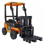 Mamido Detský elektrický vysokozdvižný vozík JCB žltý