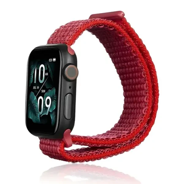 Beline Nylon Strap červená / Remienok pre Apple Watch / 38/40/41mm