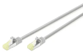 Digitus Cat 6A S/FTP sivý 5m / Patch kábel / LSZH / AWG 26/7 / PoE+ (DK-1644-A-050CL)