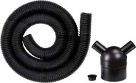 Einhell 4310630 čierna / Adaptér na odsávanie prachu / 100 mm na 36 mm / 3 ks / pre TC-TS 254 eco (4310630)