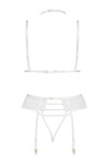 Dámsky erotický set Noemi white - BEAUTY NIGHT FASHION Bílá S/M