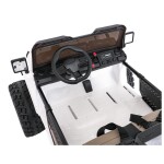 Mamido Elektrické autíčko Extreme Sport 4x4 s premenlivou veľkosťou bielej