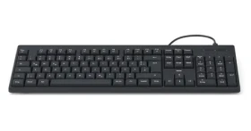 HAMA CK-100/WKM-100 čierna / Klávesnica / drôtová / 100% (full-size) (U8173050)