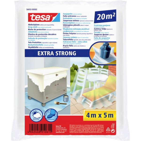 Tesa 56652-00002-01 krycia fólia tesa® (d x š) 4 m x 5000 mm 1 ks; 56652-00002-01