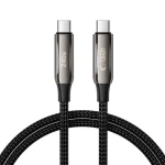 Tech-Protect UB10T UltraBoost čierna / Kábel USB-C - USB-C / PD 240W / QC4.0 / 100 cm