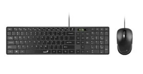 Genius SlimStar C126 čierna / Drôtový set klávesnice a myši / USB / CZ+SK layout / 1000 DPI (31330007403)