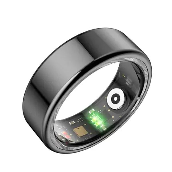 Powerton SMART Ring veľ. 10 čierna / Šikovný prsteň / BT 5.0 / IP68 (WPSR02-B10)