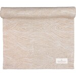 GREEN GATE Bavlnený behúň Jacquard Wilja Beige 140 x 45 cm