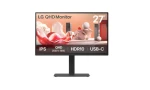 27" LG 27BA75QB-B čierna / Monitor / IPS / 2560×1440 / 100 Hz / USB-C 65W / RJ-45 / Pivot (27BA75QB-B.AEU)
