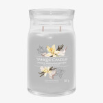 Yankee Candle Signature Smoked Vanilla amp; Cashmere veľký pohár 567g / doba horenia až: 90h (5038581129341)