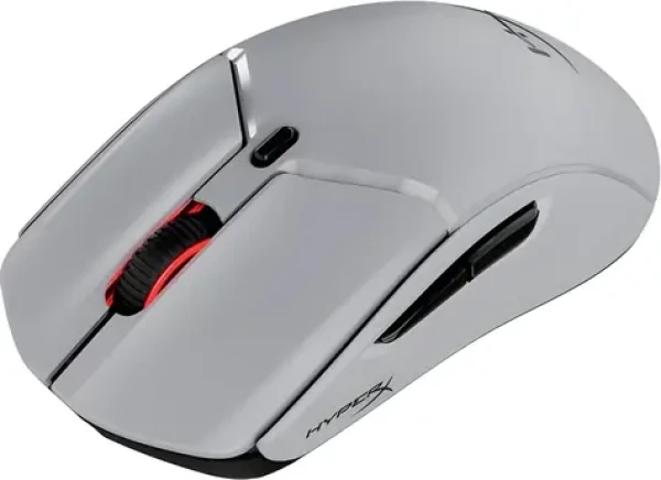 HyperX Pulsefire Haste 2 Pre šedá / Herná bezdrôtová myš / Optická / 26 000 DPI / 6 tlačidiel / USB + Bluetooth