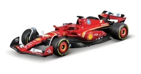 Bburago RACE Formula F1 v dekoratívnom boxe - Ferrari SF-24 (2024) #16 Charles Leclerc