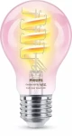 WiZ LED žiarovka A60 číra / Múdra žiarovka / E27 / 2200-6500K / 470 lm / RGB / stmievateľná (SKL000481806)