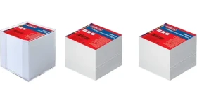 Herlitz Krabička na poznámky 9 x 9 x 9 cm / 700 listov biela / priehľadná (10410801)