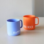 DESIGN LETTERS Porcelánový hrnček You Rock Orange 300 ml