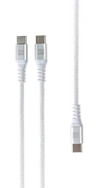 ER POWER USB-C rozbočovací kábel biela / Rozbočovací kábel / 3x USB-C / 1,5 m (ERPW2CE150-WH)