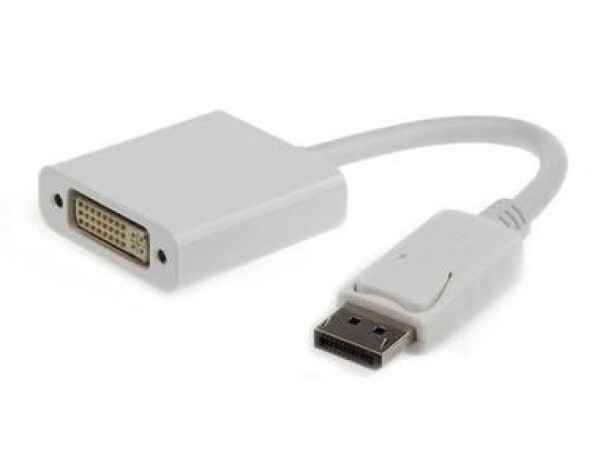 Gembird adaptér displayport samec - DVI (24+5) samica / biely (A-DPM-DVIF-002-W)