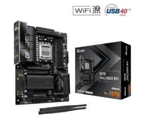 ASRock X870E Challenger WiFi / Základná doska / AMD X870E / DDR5 / SATA III RAID / USB4 / 5G LAN / Wi-Fi 7 / sc.AM5 (X870E CHALLENGER WIFI)