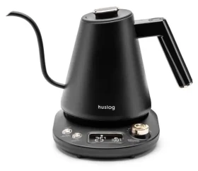 Huslog Rýchlovarná kanvica čierna / Rýchlovarná kanvica / 1100 W / 1 l / nerez / teplota 40-100 °C (OWN000058)