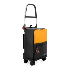 Rolser Two GC T-Shop oranžová / Nákupná taška - batoh na kolieskach / Skladacia / Kolieska do schodov