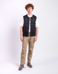 Taion Crew Neck Zip Down Vest BLACK S
