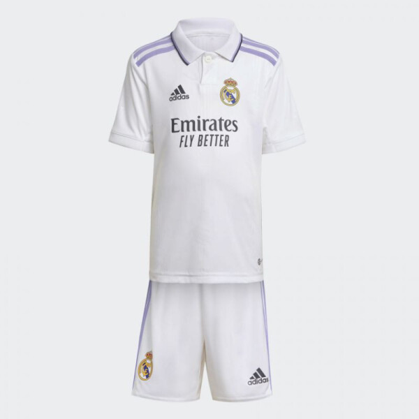 Detský futbalový set Real Madrid H Mini Jr HA2667 - Adidas 92 bílá s fialovou