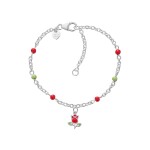Disney Slušivý strieborný náramok Ruže Mini BS00102SL-47.CS