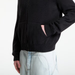 Mikina Palm Angels Curved Logo Knit Hoodie UNISEX Black/ Off White XXL