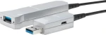 VivoLink USB 3.0 predlžovací kábel s optickým prenosom A - AM - F 10m čierna / 5Gbps USB 3.1 Gen 1 (PROUSB3AAF10)