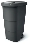 Záhradná nádoba s kolieskami WHEELER 90 l antracit/s recyklovaným čiernym vekom