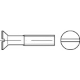 TOOLCRAFT TO-5450055 zápustné skrutky M2 5 mm drážka DIN 963 mosaz 200 ks; TO-5450055