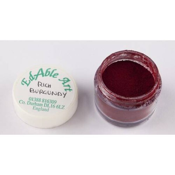 Prášková farba Rich Burgundy - Edable Art - Edable Art