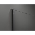 MEXEN/S - Kyoto Sprchová zástena WALK-IN 90 x 80, čierny vzor, grafit metal 800-090-202-95-70-080