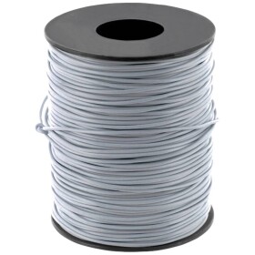 Econ connect KL014GR100 opletenie / lanko, 1 x 0.14 mm², sivá, 100 m; KL014GR100