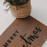 Eulenschnitt Rohožka z kokosového vlákna Merry Christmas 75 x 45 cm