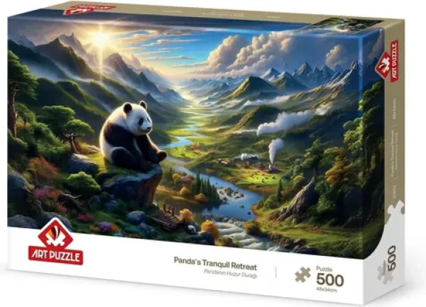 ART PUZZLE 40502 Puzzle Útočisko pre pandy