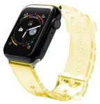 Hurtel Silicone Strap 42/44 mm žltá / Remienok pre Apple Watch / Silikónový