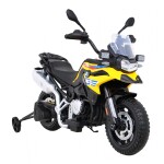 Mamido Detská elektrická motorka BMW F850 GS žltá